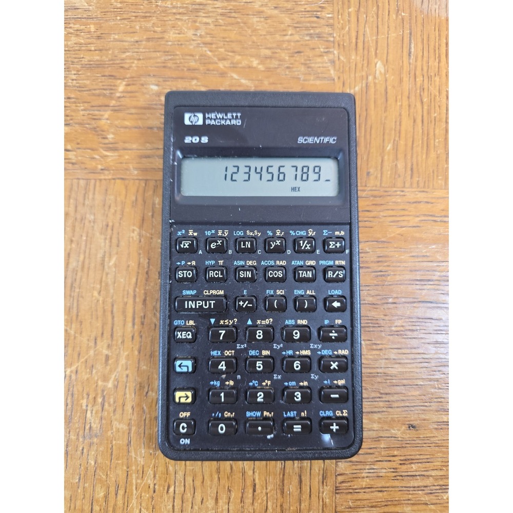 Hewlett Packard HP 20S Scientific Calculator - New Batteries - Tested